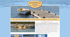 Desktop Screenshot of dons-dock.com